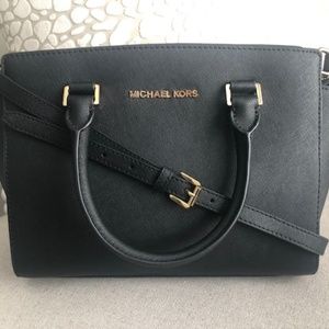 Michael Kors Selma Saffiano Leather Medium Satchel